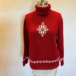 Ralph Lauren Snowflake Sweater Sz XL